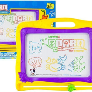 Tablica Znikopis Morski + 3 Pieczątki Kolorowe Tło