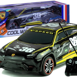 Auto Zdalnie Sterowane Sportowe Pilot R/C Czarne