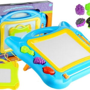 Duży Znikopis Tablica Magnetyczna Stempelki 2w1