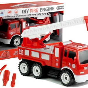 Wóz Strażacki Do Rozkręcania Drabina + Narzędzia