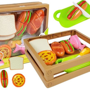 Zestaw Do Krojenia Hot Dog Ryba na Rzepy w Skrzyni