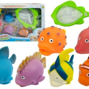 Zestaw Gumowych Rybek do Kąpieli Strzelają Wodą