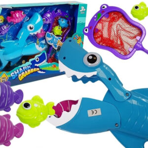 Gra Kąpielowa Rekin Łowca Rybek Siatka Podbierak