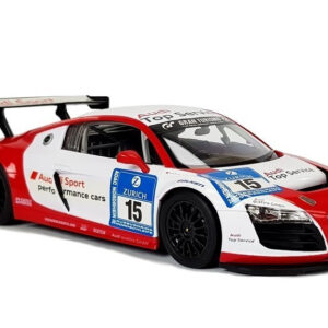 Auto R/C Audi R8 LMS Rastar 1:14 Biało-Czerwone