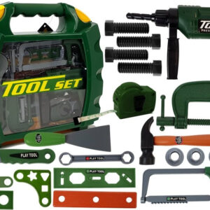Zestaw Narzędzi dla Majsterkowicza w Walizce Zielony
