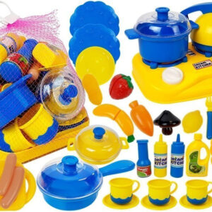 Zestaw Naczyń Plastikowych Mały Kucharz Garnki