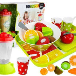 Zestaw Warzyw i Owoców z Blenderem na Baterie i Tacką