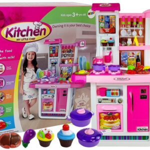 Kuchnia Woda Garnki Artykuły Spożywcze Na Baterie Dźwięk Różowa