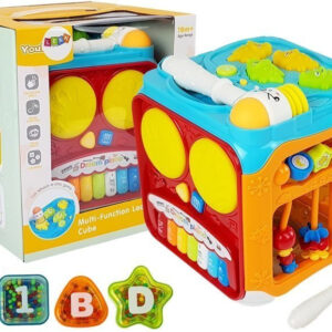 Kostka Edukacyjna Sorter Dla Niemowląt Dźwięk Światła