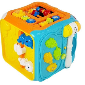 Kostka Edukacyjna Sorter Dla Niemowląt Dźwięk Światła
