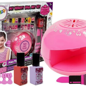 Zestaw Do Robienia Paznokci Lakier Suszarka Naklejki Różne Wzory