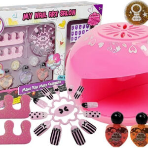 Zestaw Do Robienia Paznokci Suszarka Brokat