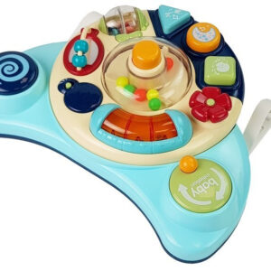 Interaktywny Panel Zabawka dla Niemowląt Muzyka Odgłosy Zwierząt Niebieska