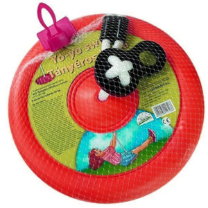 Huśtawka Okrągła Talerz Ogrodowa Dla Dzieci 423 Czerwona