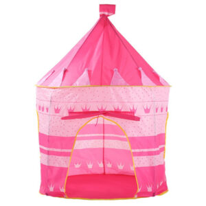 Namiot Domek Pałac Księżniczki Dla Dzieci Ogród Korona Różowy