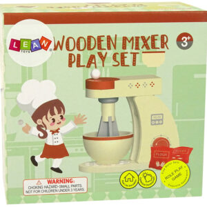 Drewniany Robot Kuchenny Mikser Akcesoria Kuchnia Dzieci