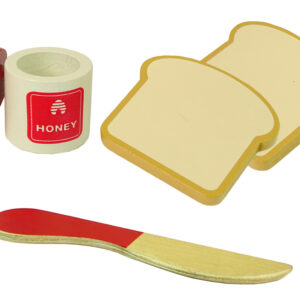 Drewniany Toster Akcesoria Śniadanie Kuchnia Dzieci