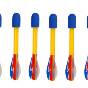 Łuk Sportowy Duży Zasięg 6 Strzał Dla Dzieci Niebiesko-Czarny