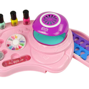 Zestaw Do Malowania Paznokci Lakier do Paznokci Brokaty Lampa Naklejki