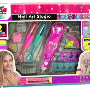 Zestaw Do Malowania Paznokci Pisaki Brokaty Diamenciki