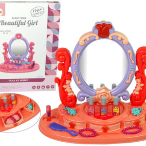 Toaletka Do Makijażu Z Lustrem Światła Dźwięk Róża