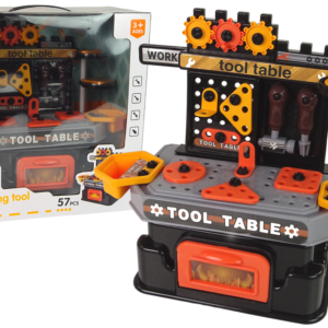 Warsztat Stolik Małego Majsterkowicza Narzędzia 57 Elementów