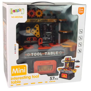 Warsztat Stolik Małego Majsterkowicza Narzędzia 57 Elementów