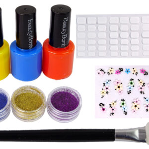 Duży Zestaw Do Malowania Paznokci Lakiery Naklejki Separatory