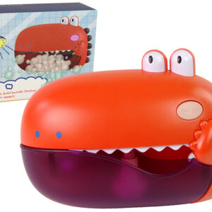 Zabawka Do Kąpieli Bańki Mydlane Dinozaur Czerwony Na Baterie