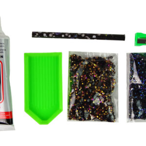 Zestaw Jednorożec DIY Diamenty Kryształki Brązowy