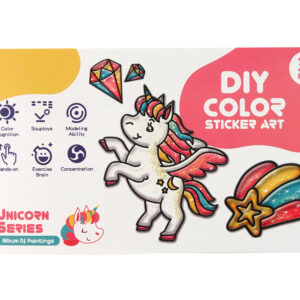 Naklejki Na Okno Meble Jednorożec DIY 8 Kolorów Brokat