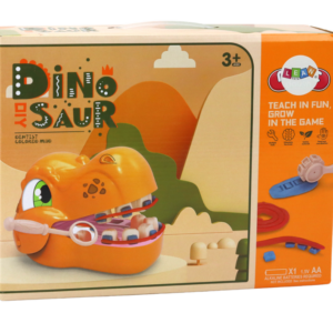 Zestaw Kreatywny Dinozaur Dentysta Ciastolina Akcesoria