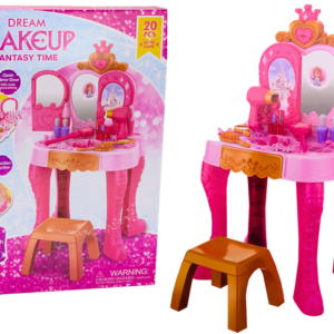 Toaletka Dziecięca Z Sensorem Gestu Akcesoria Różowa