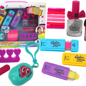 Zestaw Do Farbowania Włosów Malowania Paznokci Balsam Do Ust