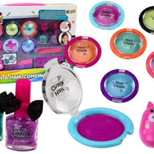 Zestaw Piękności Do Makijażu Stylizacji Paznokci Cienie Lakiery