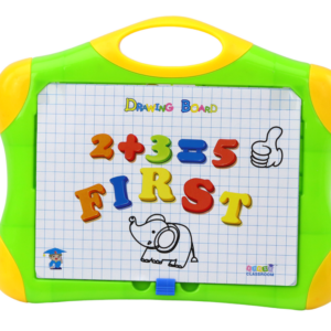 Tablica Edukacyjna Magnetyczna Literki Cyferki Pisak Gąbka
