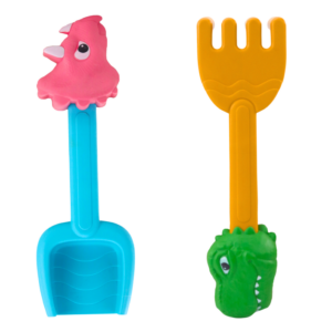 Zestaw Zabawek Do Piasku Toczka Sześć Foremek Konewka Dinozaury