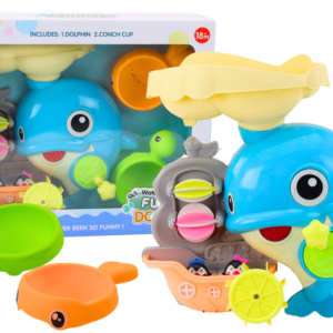 Zestaw Do Kąpieli Zabawka Do Wody Delfin Niebieski