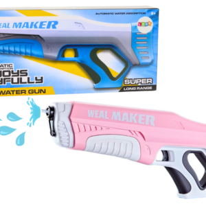 Pistolet Na Wodę Automatyczny Różowy 350 Ml