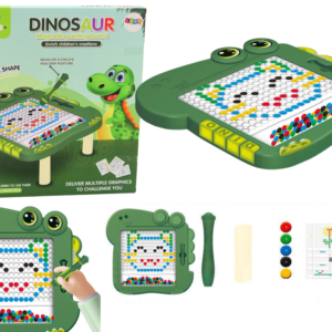 Tablica Magnetyczna Edukacyjna Dinozaur Pad Układanka Zielona