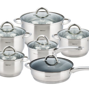 12 ELEMENTOWY ZESTAW GARNKÓW KINGHOFF KH-4450