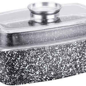 BRYTFANNA CERAMICZNA 32cm Z POKRYWĄ KLAUSBERG KB-7365