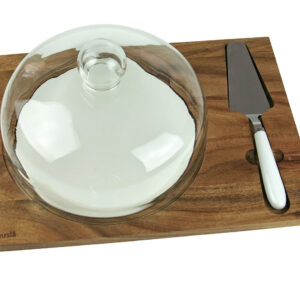 DESKA Z KLOSZEM DO SERWOWANIA SERÓW CIAST HUSLA 73976