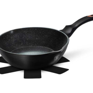 GŁEBOKA PATELNIA GRANITOWA 24cm BERLINGER HAUS BLACK ROSE BH-6184