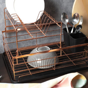 SUSZARKA DO NACZYŃ Z OCIEKACZEM I TACĄ 3385