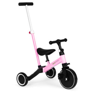 Rower trójkołowy biegowy 2w1 rączka do prowadzenia ECOTOYS
