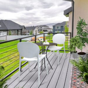 Krzesło JUSTIN białe