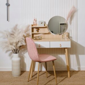 Toaletka z lustrem SCANDI kosmetyczna skandynawska