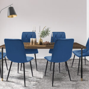 Krzesło PIADO granatowe (zestaw nogi + śruby)