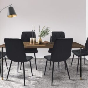 Krzesło PIADO czarne (zestaw nogi + śruby)